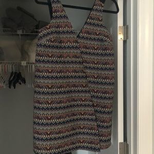 BCBG tribal Aztec mini dress